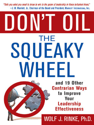 cover image of Don't Oil the Squeaky Wheel